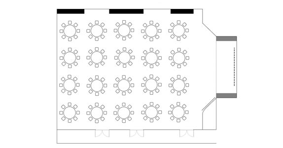 積翠（全面） レイアウト図