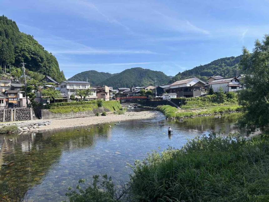 解禁日初日　朝の吉田川